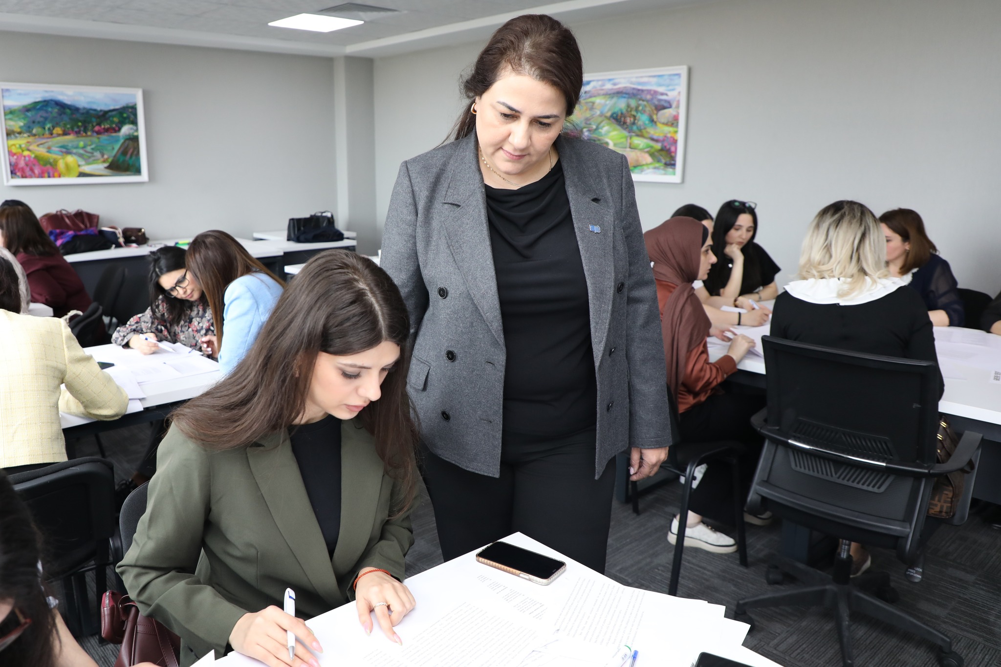 Dövlət İmtahan Mərkəzində növbəti vörkşoplar keçirilib